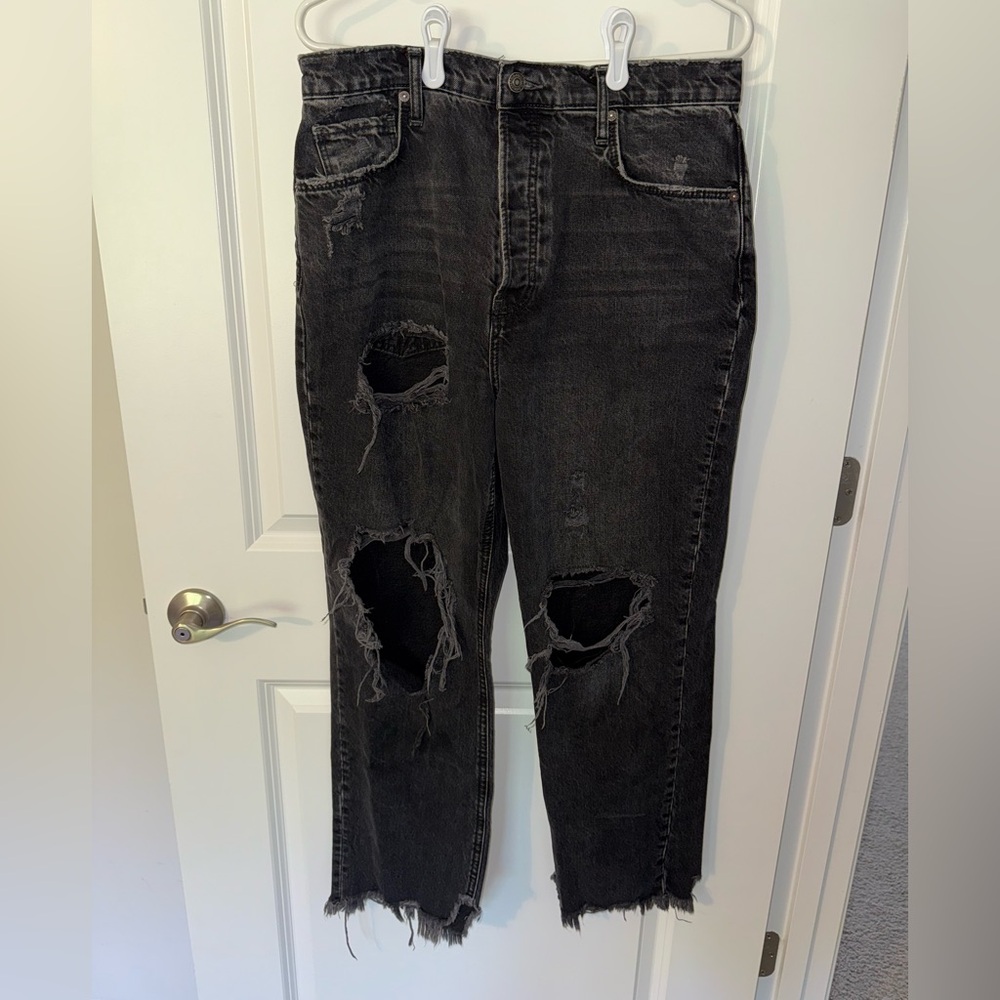 We the free distressed jeans